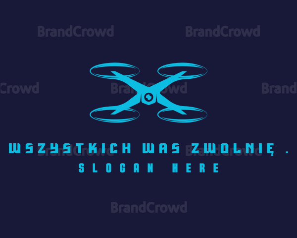 Photography Media Drone Logo