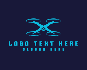 Photography Media Drone Logo