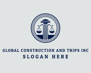 Lawyer Legal Justice logo design