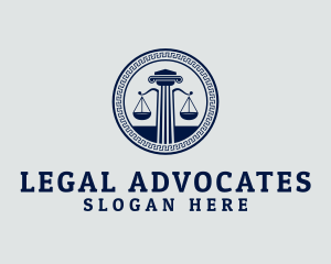 Lawyer Legal Justice logo design