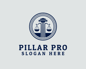 Lawyer Legal Justice logo design