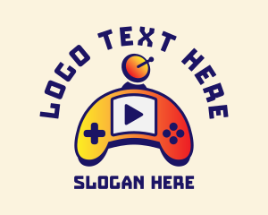 Vlogger - Gaming Vlogger Play Button logo design