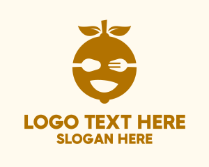 Vegan - Healthy Fruit Restaurant logo design