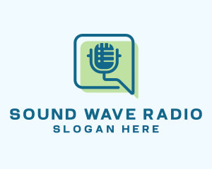 Radio Station - Chat Mic Radio Station logo design