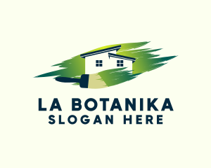 Green House Paintbrush Logo