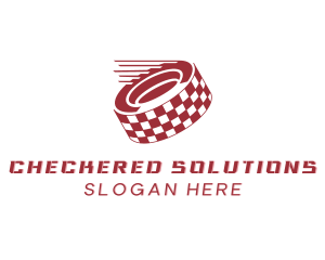 Checkered - Checkered Racing Tire logo design