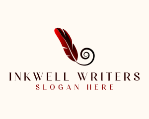 Writing - Feather Quill Writing logo design