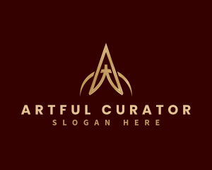 Luxury Arch Letter A logo design