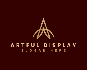 Luxury Arch Letter A logo design