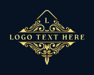 Premium - Vintage Elegant Ornament logo design