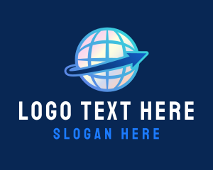 Logistics - Global Business Arrow Technology logo design