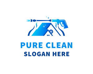 Home Cleaning Pressure Washer logo design