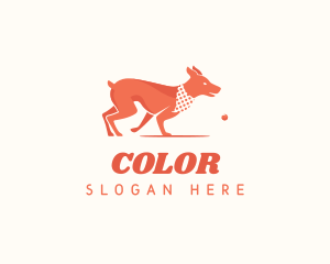 Animal - Playful Dog Pet Fetch logo design