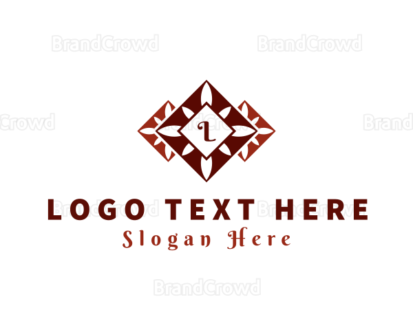 Floral Tile Home Decor Logo