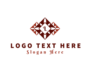 Floral Tile Home Decor Logo