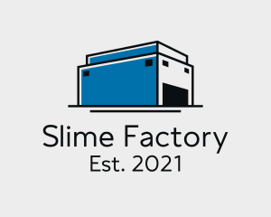 Factory Warehouse Storage logo design