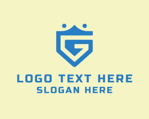 Game Streamer - Crown Shield Digital logo design