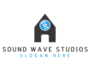 Cd - Record CD House logo design