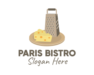 Kitchen Cheese Board Grater  logo design