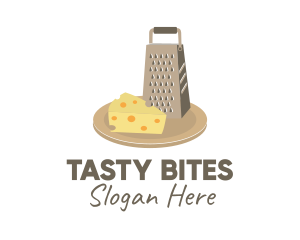 Delicatessen - Kitchen Cheese Board Grater logo design