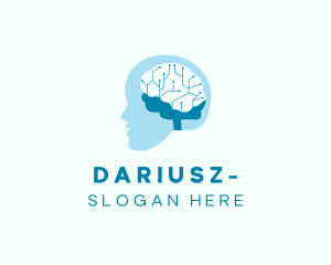 Web - Digital Human Brain logo design
