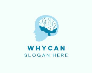 Gadget - Digital Human Brain logo design