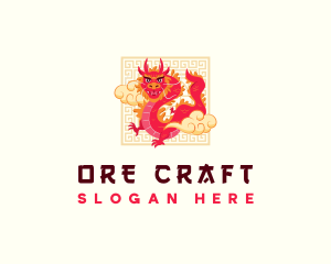 Chinese Festival Dragon Logo