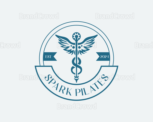 Pharmacy Medical Caduceus Logo