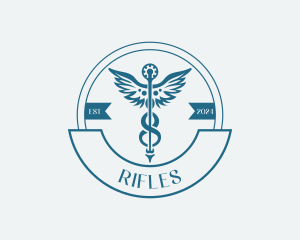 Pharmacy Medical Caduceus Logo