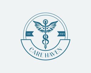 Nursing - Pharmacy Medical Caduceus logo design