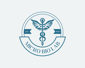 Pharmacy Medical Caduceus logo design