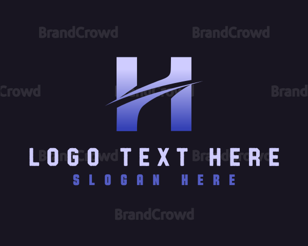 Creative Design Agency Letter H Logo