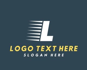 Racer - Logistics Shipping Company logo design