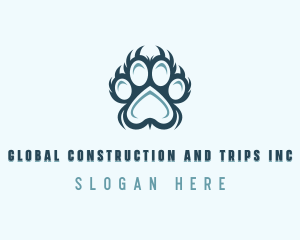 Veterinarian Pet Grooming Logo