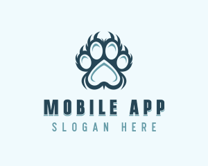 Veterinarian Pet Grooming Logo