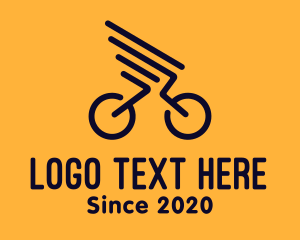 Bikepacking - Bike Wings Delivery logo design