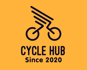 Bike - Bike Wings Delivery logo design