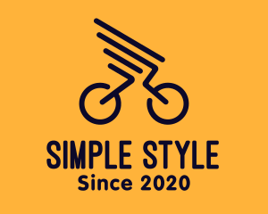 Minimal - Bike Wings Delivery logo design