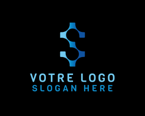 Gamer Tech Letter S Logo
