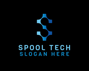 Tech Software Letter S logo design