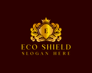 Premium Shield Crown logo design