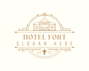 Hotel Property Accommodation logo design