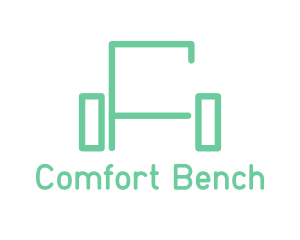 Bench - Green Sofa Lines logo design