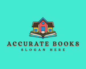 Book Learning School logo design