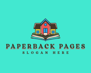 Book - Book Learning Preschool logo design