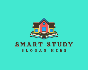 Study - Book Learning Preschool logo design