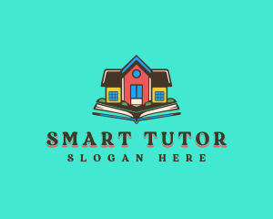 Tutor - Book Learning Preschool logo design