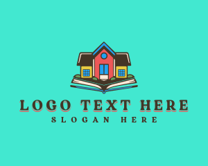 Tutor - Book Learning Preschool logo design
