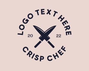 Chef Knife Utensil logo design