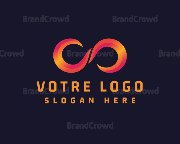 Gradient Infinity Loop Logo